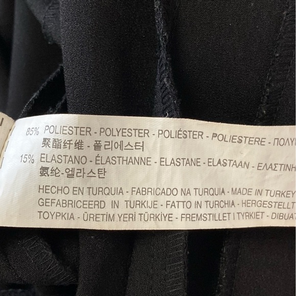 Zara Woman Black Pencil Skirt with Slit, Size XS - Picture 6 of 6